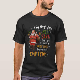 Camiseta Navidades traviesos para hombres Enorme paquete de