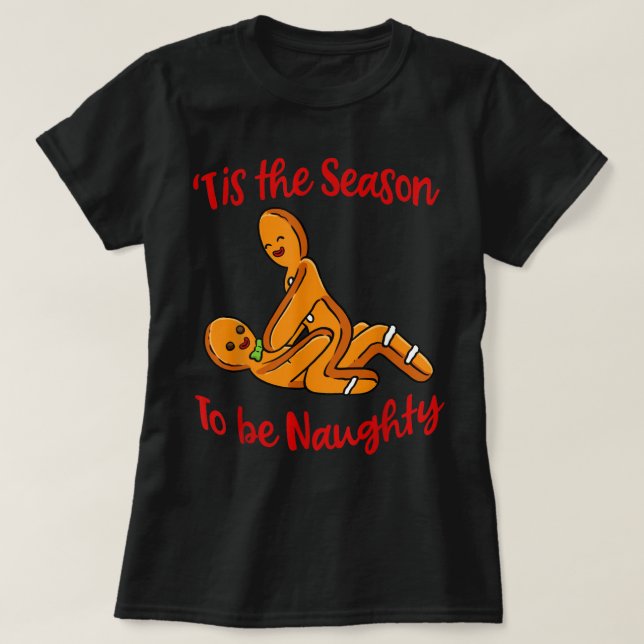 Camiseta Navidades traviesos Shirt Dirty Xmas Gingerbread C (Diseño del anverso)