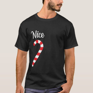 Camiseta Navidades traviesos y amables de parejas Pajama