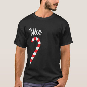 Camiseta Navidades traviesos y amables de parejas Pajama