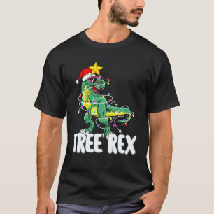 Camiseta Navidades Trex Tree Rex Navidades Eve Pajama Por B