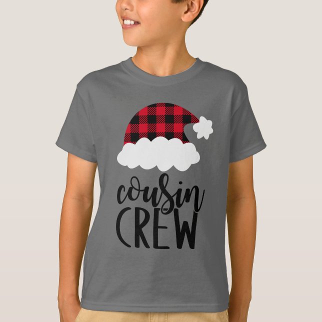 Camiseta Navidades Tripulación de Primos - Buzón de búfalo (Anverso)