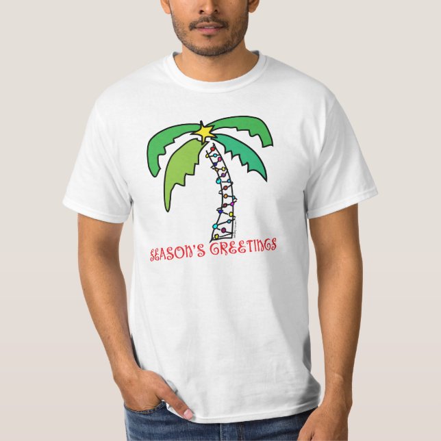 Camiseta Navidades tropicales (Anverso)