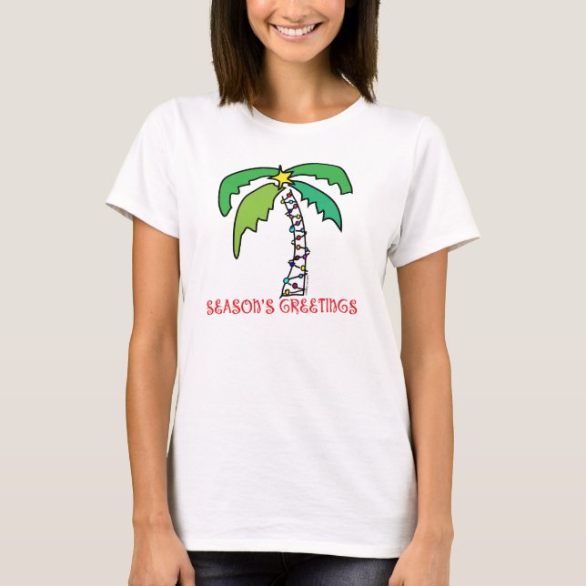 Camiseta Navidades tropicales (Anverso)