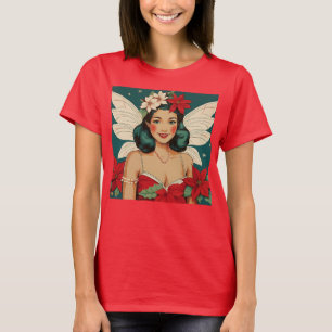 Camiseta Navidades tropicales retro 50 Starlet de Pin-Up