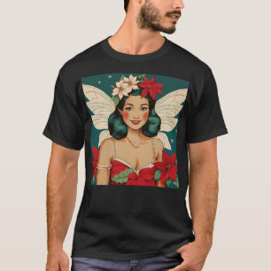 Camiseta Navidades tropicales retro 50 Starlet de Pin-Up