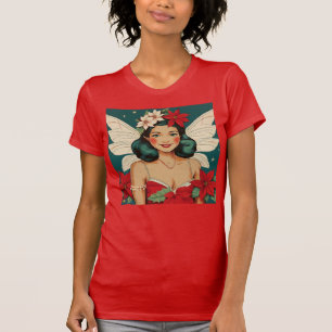 Camiseta Navidades tropicales retro 50 Starlet de Pin-Up