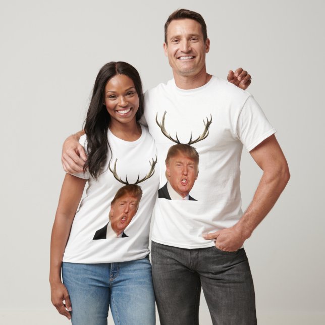 Camiseta Navidades Trump: Sr. Presidente venado (Unisexo)