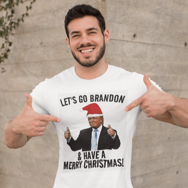 CAMISETA NAVIDADES TRUMP VAMOS A BRANDON T-SHIRTS TEES (Subido por el creador)