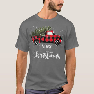 Camiseta Navidades Tubo Rojo De Camión De Búfalo Para Hombr