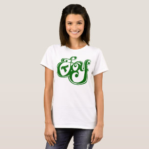 Camiseta Navidades Typography Joy Holly