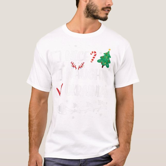 Camiseta Navidades ucranianos traviesos y graciosos (Anverso)