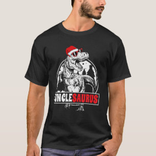 Camiseta Navidades Unclesaurus Uncle Dinosaur T Rex Santa F