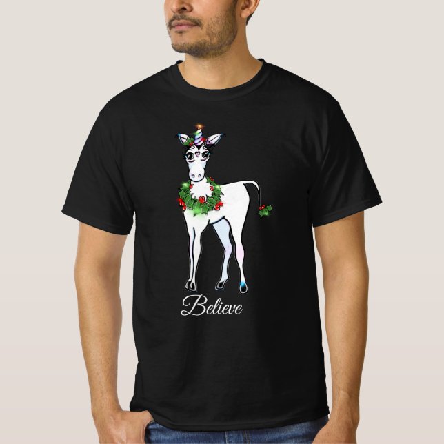 Camiseta Navidades Unicorn, creo (Anverso)