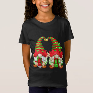 Camiseta Navidades Únicos Gnomys Con Orejas De Elfo Cuestas