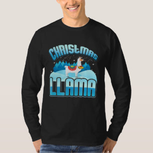 Camiseta Navidades únicos y cortos llaman a nieve presente