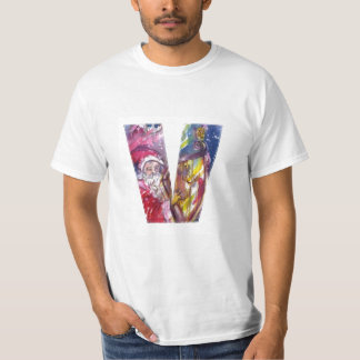 CAMISETA NAVIDADES V CARTA / SANTA JUGANDO HARP