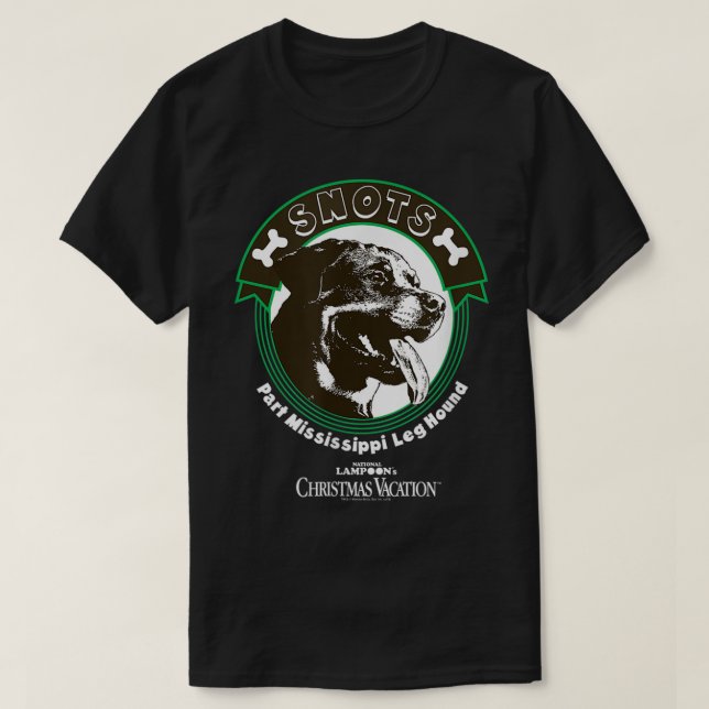 Camiseta Navidades Vacantes Snots Mississippi Leg Hound (Diseño del anverso)