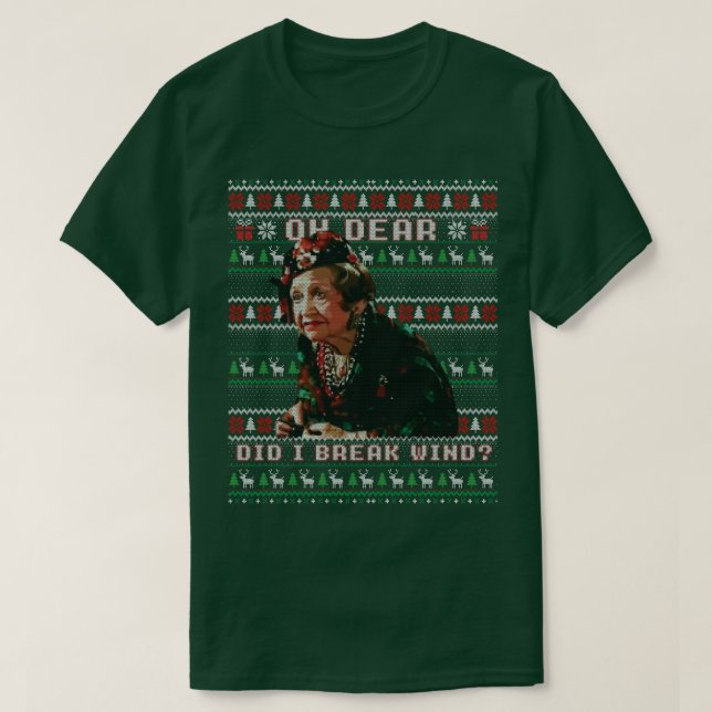 Camiseta Navidades Vacantes, tía Bethany, Acabo De Romper. (Diseño del anverso)