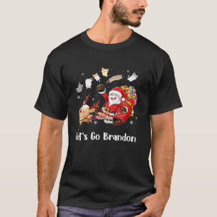 Camiseta Navidades Vamos Branson Brandon Cat Santa Claus