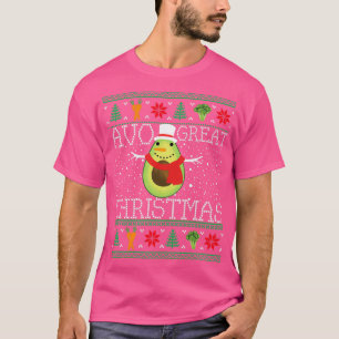 Camiseta Navidades Vegan Aguacate Vegetarian Navidades feos