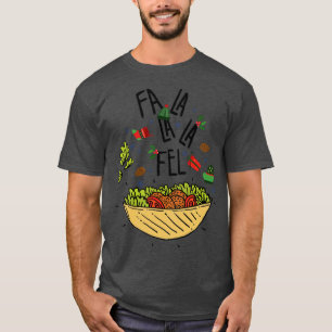 Camiseta Navidades Vegan Hombres Mujeres Vegetarias Falafel
