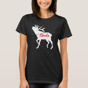Camiseta Navidades venados a la altura de su familia Abuela