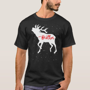 Camiseta Navidades venados que coinciden con la familia Bro