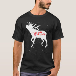 Camiseta Navidades venados que coinciden con la familia Bro