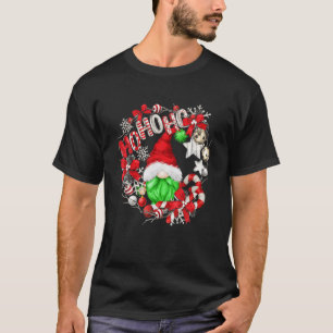 Camiseta Navidades verdes divertidas Gnome Santa para las m