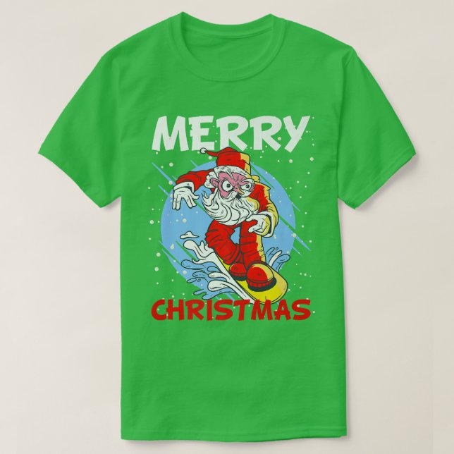 Camiseta Navidades vestido de ladera de nieve de invierno S (Diseño del anverso)
