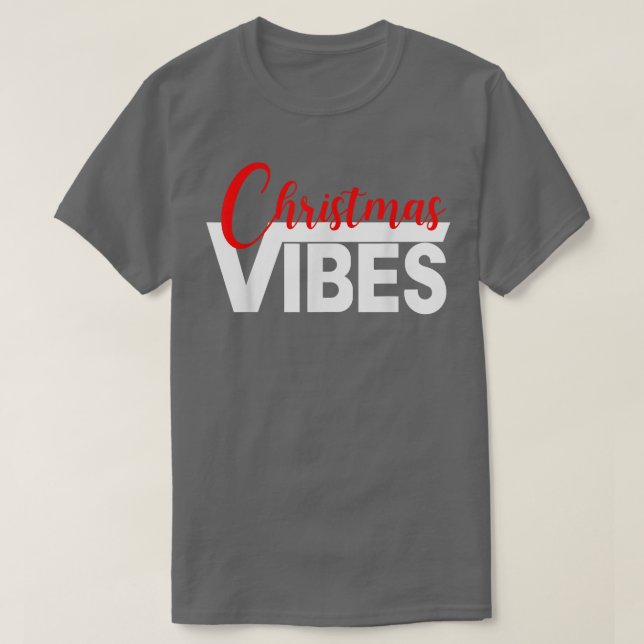 Camiseta Navidades Vibes Coinciden Con Familiares Navidades (Diseño del anverso)