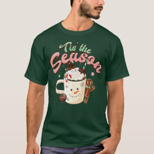 Camiseta Navidades Vibes Hot Cocoa Peppermint Mocha Chocola