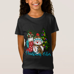 Camiseta Navidades vibes Navidades de Snowman acosan a Ca