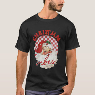 Camiseta Navidades Vibes Santa Clause Retro Vintage Santa C
