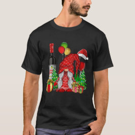 Camiseta Navidades Vino Gnomes Para Nochebuena