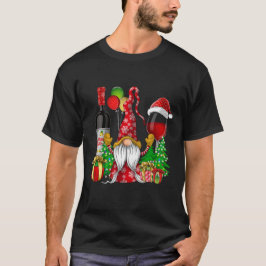 Camiseta Navidades Vino Gnomes Para Nochebuena