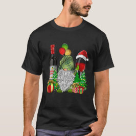 Camiseta Navidades Vino Gnomes Para Nochebuena