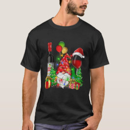 Camiseta Navidades Vino Gnomes Para Nochebuena