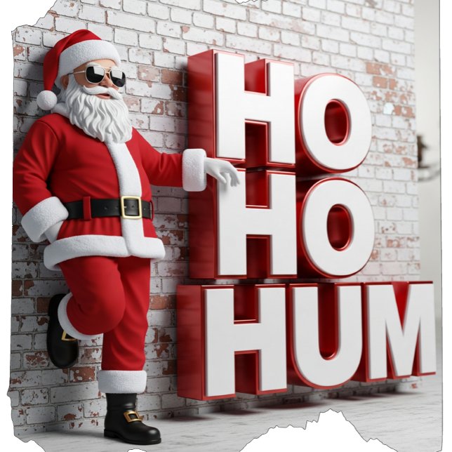 Camiseta Navidades Vintage Ho Hum Santa (Subido por el creador)