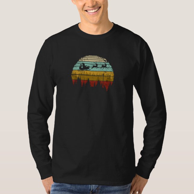 Camiseta Navidades vintage retro (Anverso)
