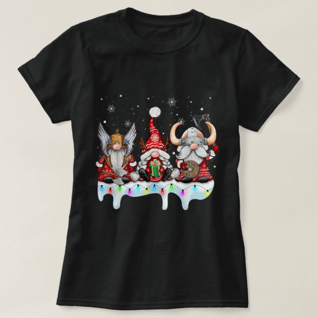 Camiseta Navidades vitalistas Gnome Norse Mythology Pajamas (Diseño del anverso)