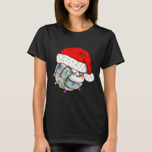 Camiseta Navidades Voleibol Ball Santa Hat Funny Sport Xm