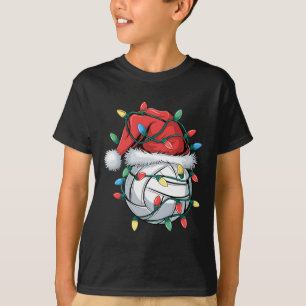 Camiseta Navidades Voleibol Navidad Santa Gorra Deportiva B