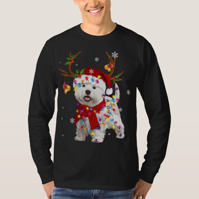 Camiseta Navidades westiales graciosos Navidades de renos i (Anverso)