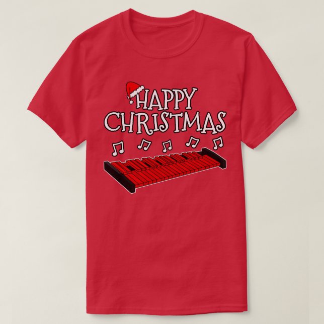Camiseta Navidades Xilófonos Maestros de Música Xilofonista (Diseño del anverso)
