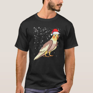 Camiseta Navidades Xmas Birdwatcher Santa Hat Cockatoo Parr