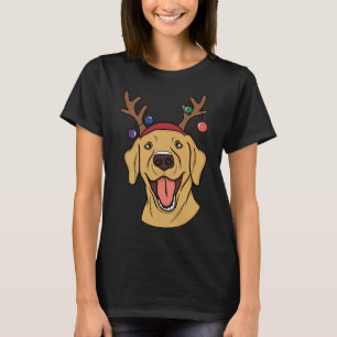 Camiseta Navidades Yellow Lab Tri Blend