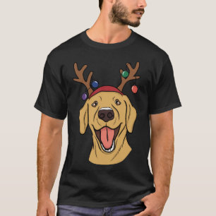 Camiseta Navidades Yellow Lab Tri Blend