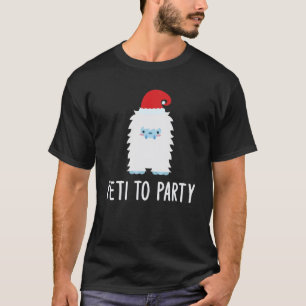 Camiseta Navidades Yeti A Fiesta Cute Yeti Para Navidades